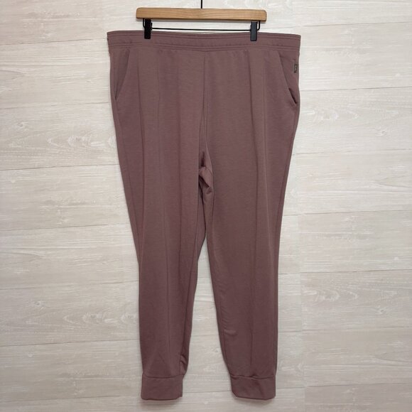 Eddie Bauer NWT Women's Size XXL High Rise Twilight Mauve Loungewear Pants - Picture 2 of 7